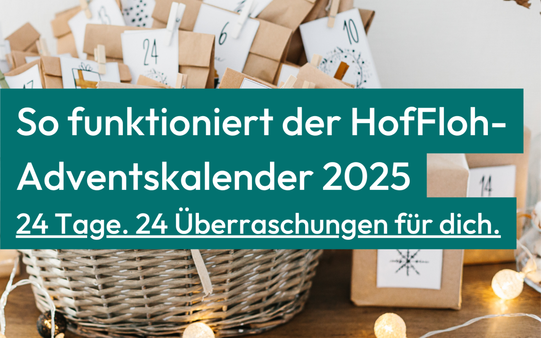 So funktioniert der HofFloh-Adventskalender 2025